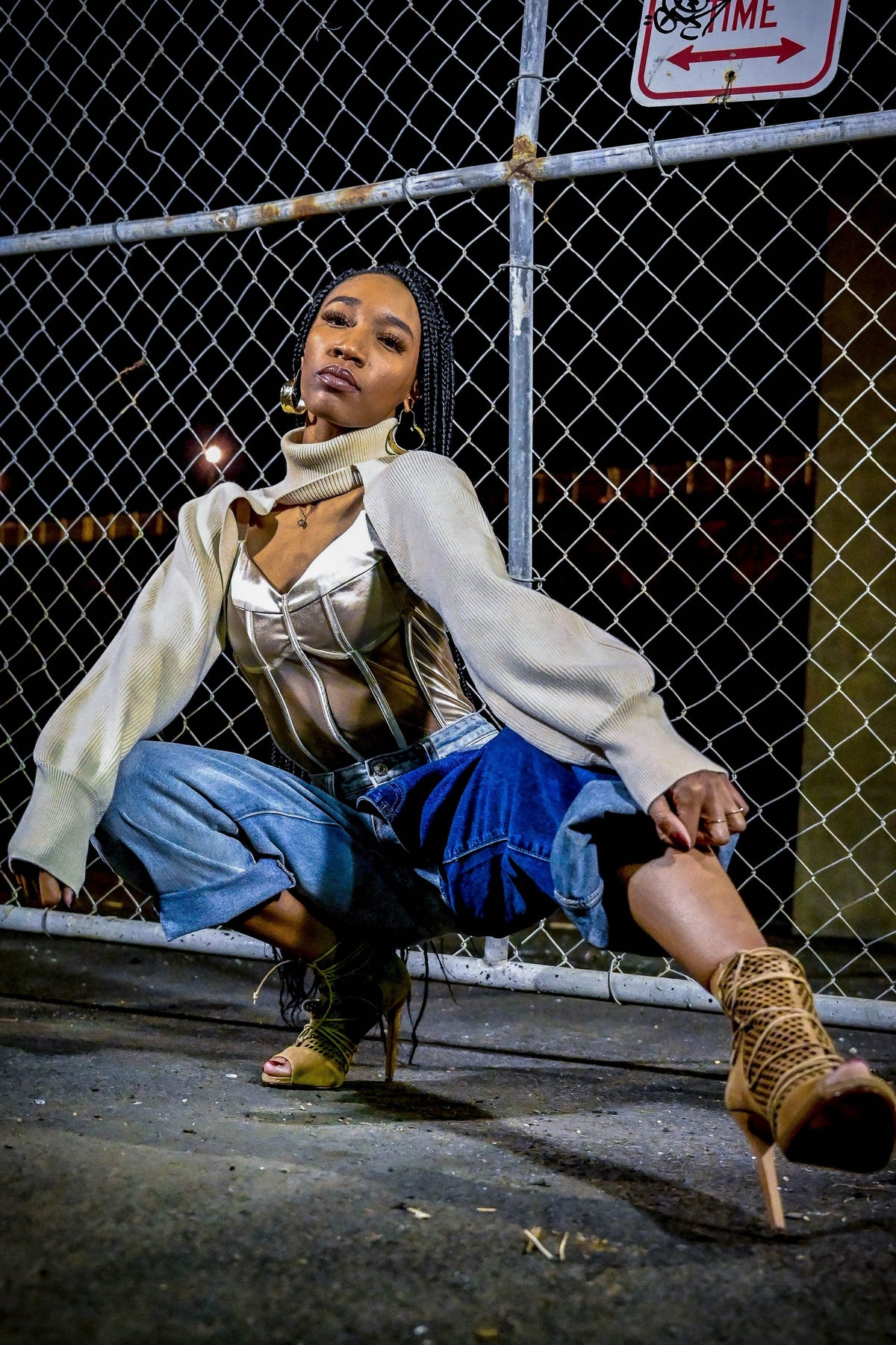 Donatella Turtle Sleeve Crop | Capsule by Tonji