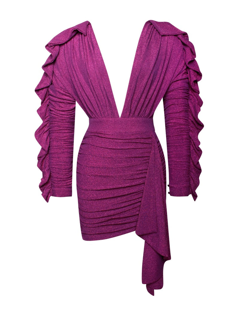 Galentine Pink Ruffle Dress